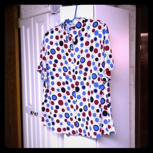 Circle Pattern Blouse